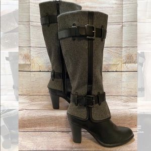Solesenseability knee high heeled boot